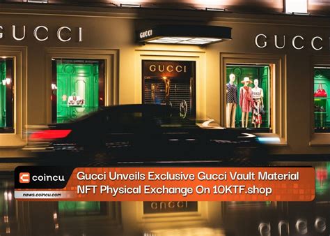 gucci material nft|gucci vault catalog.